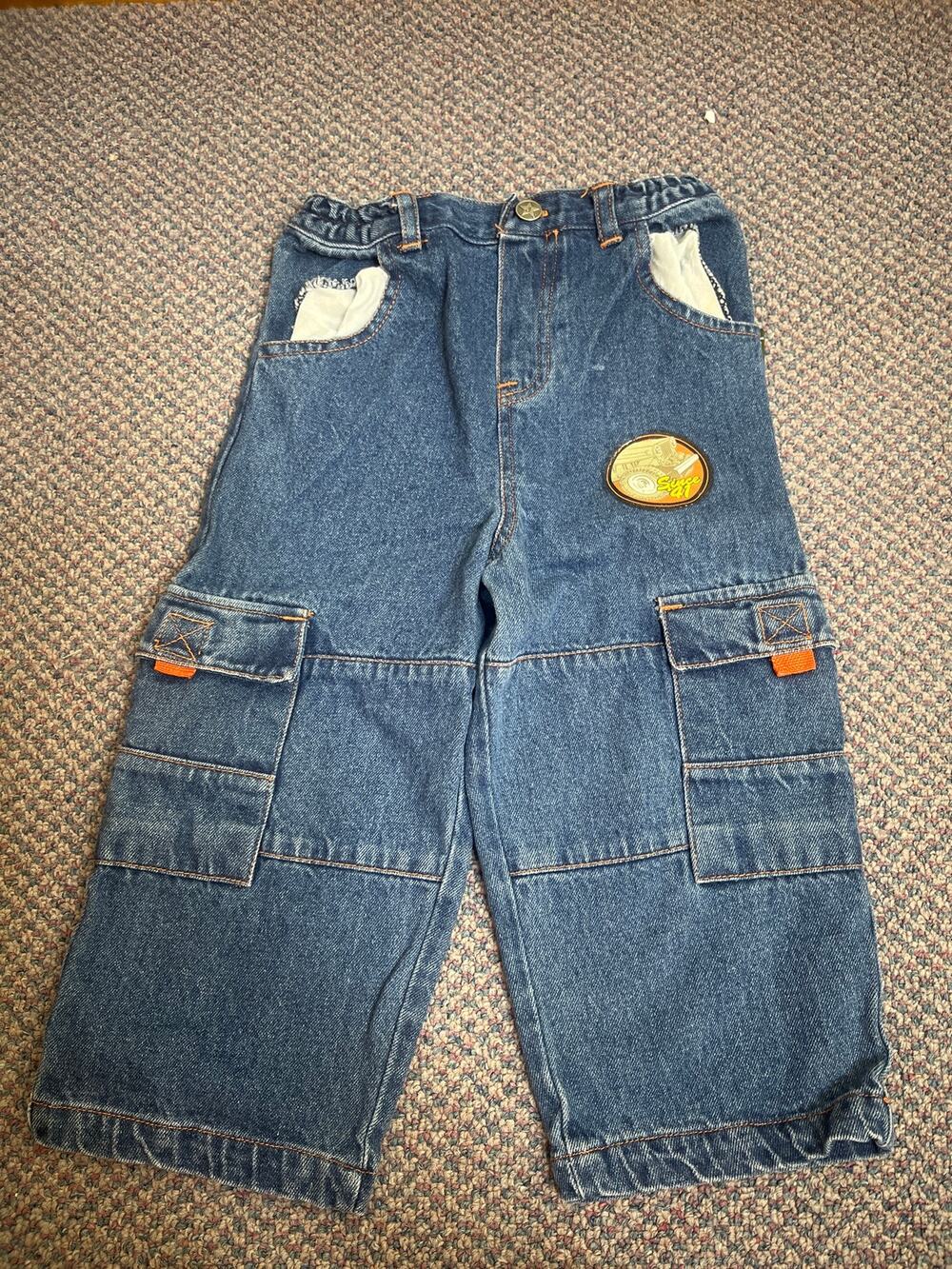 Jeep Baby Cargo Jeans Y2K Rare Patch 24 month